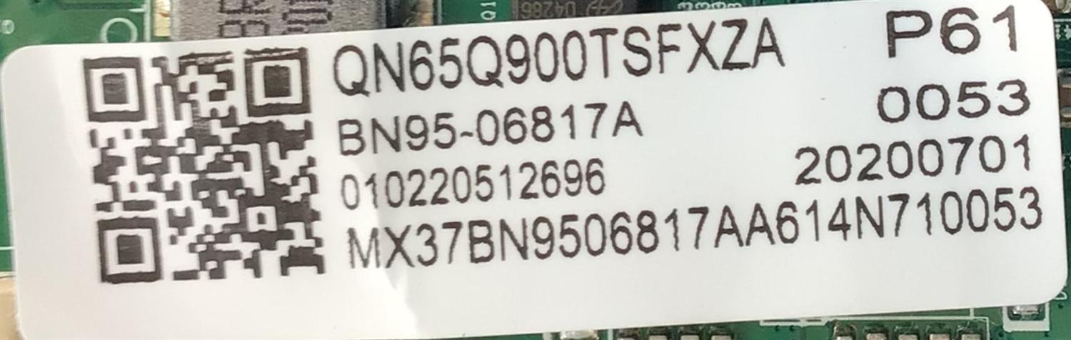 T-CON PARA TV SAMSUNG / NUMERO DE PARTE BN95-06817A / BN41-02762A / BN9506817A / BN4102762A / 010220512696 / 20200701 / BN97-17362A / PANEL CY-TT065JLAV6H / DISPLAY BN96-50400B / BN9650400B / MODELO QN65Q900TSFXZA - Imagen 2